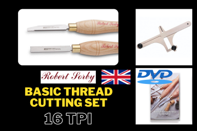 Sorby Basic Thread Cutting Set - 16 TPI